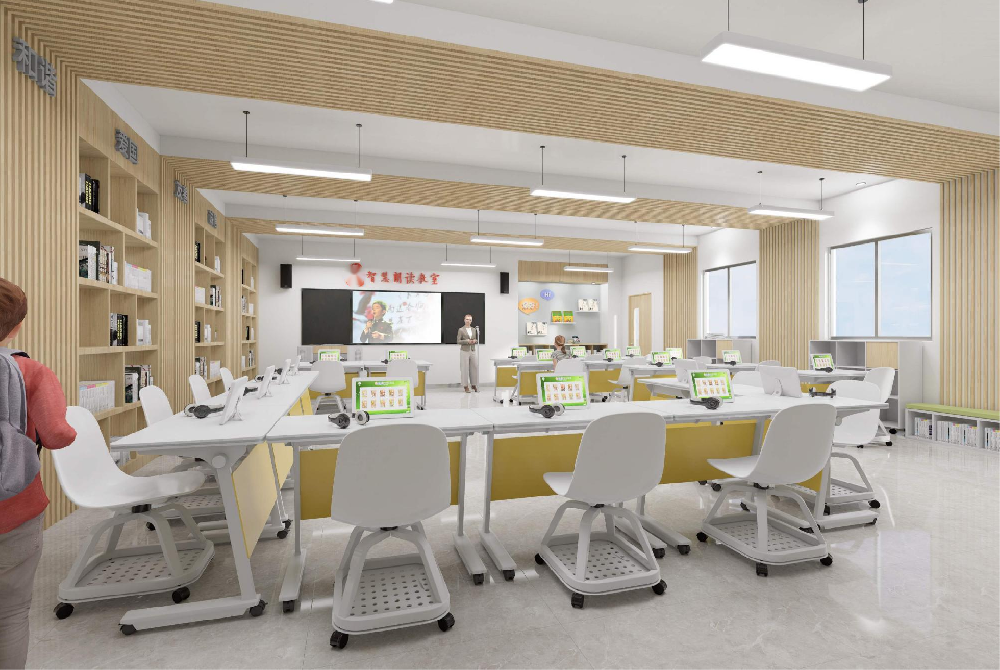 中小学智慧图书馆规划建设内部环境打造设计案列